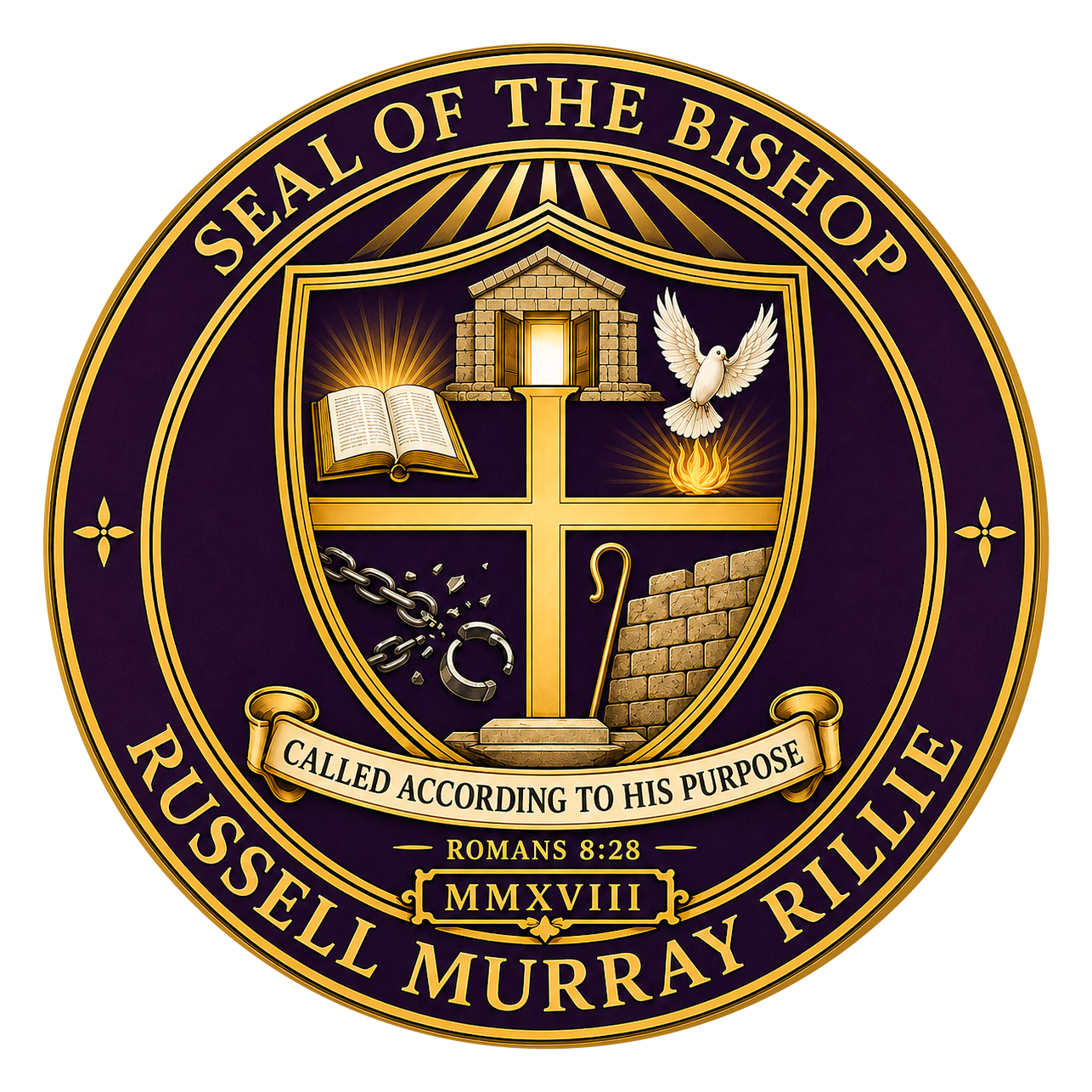 Official seal of Bishop Russell Murray Rillie