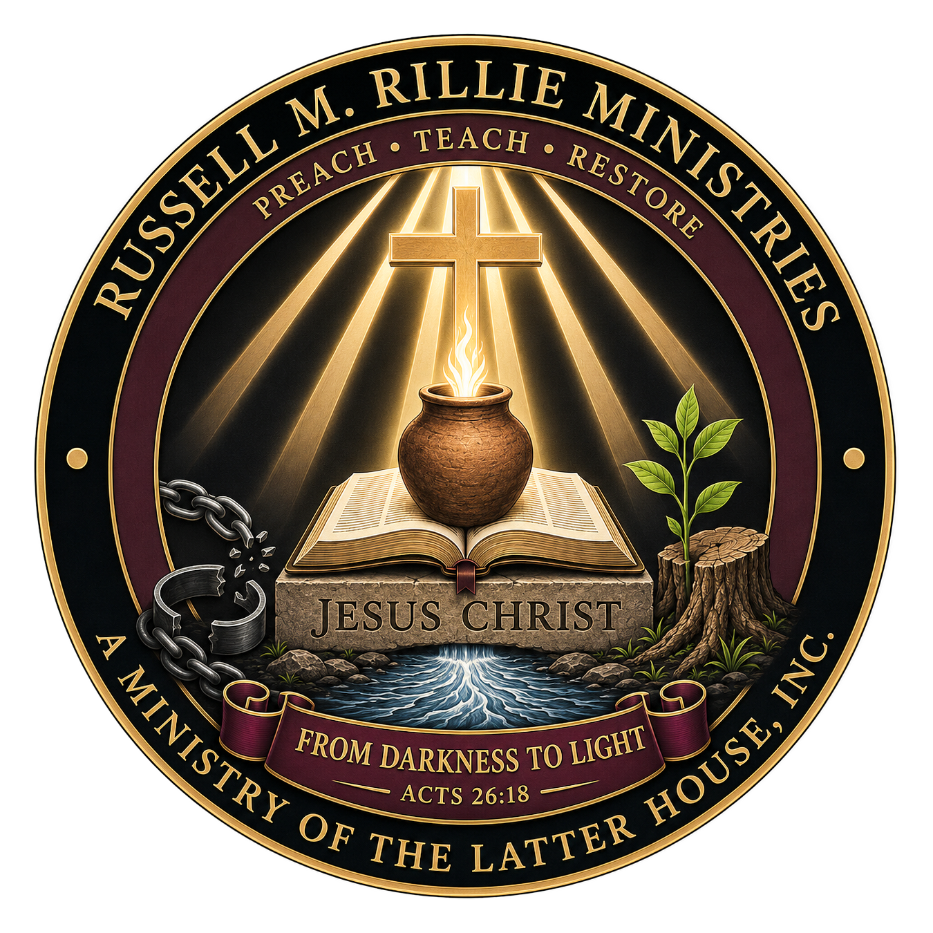 Official Russell M. Rillie Ministries seal
